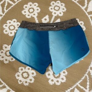Rabbit Women's Athletic Shorts in Blue and Gray